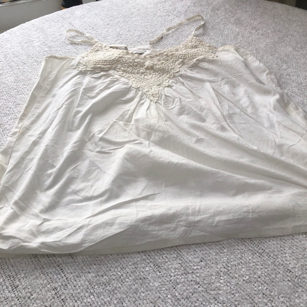 Kismet small cotton camisole. Lace insert, spaghetti straps, new or like new